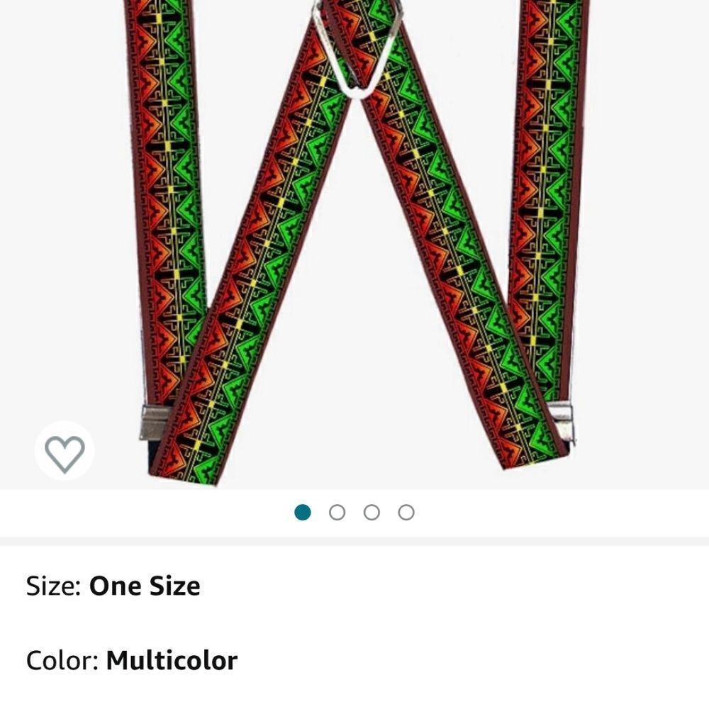 NEW Buckle-Down Unisex Adults Suspenders Tapestry - Picture 8 of 10